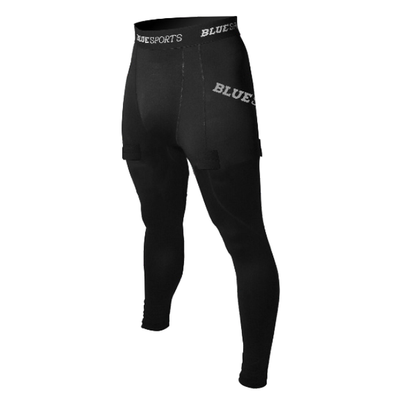 HOCKEY FITTED PANTS WITH PELVIC PROTECTOR