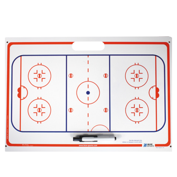 BLUE SPORTS HOCKEY BOARD WITH SUCTION CUPS 2 COL 16