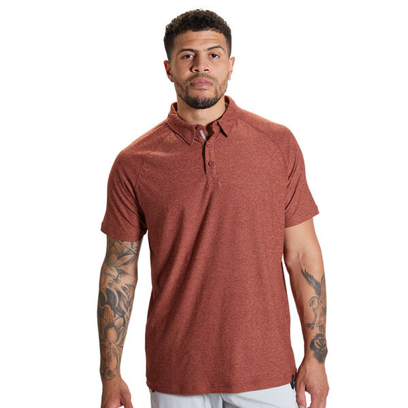 BAUER FLC PERF POLO RUST